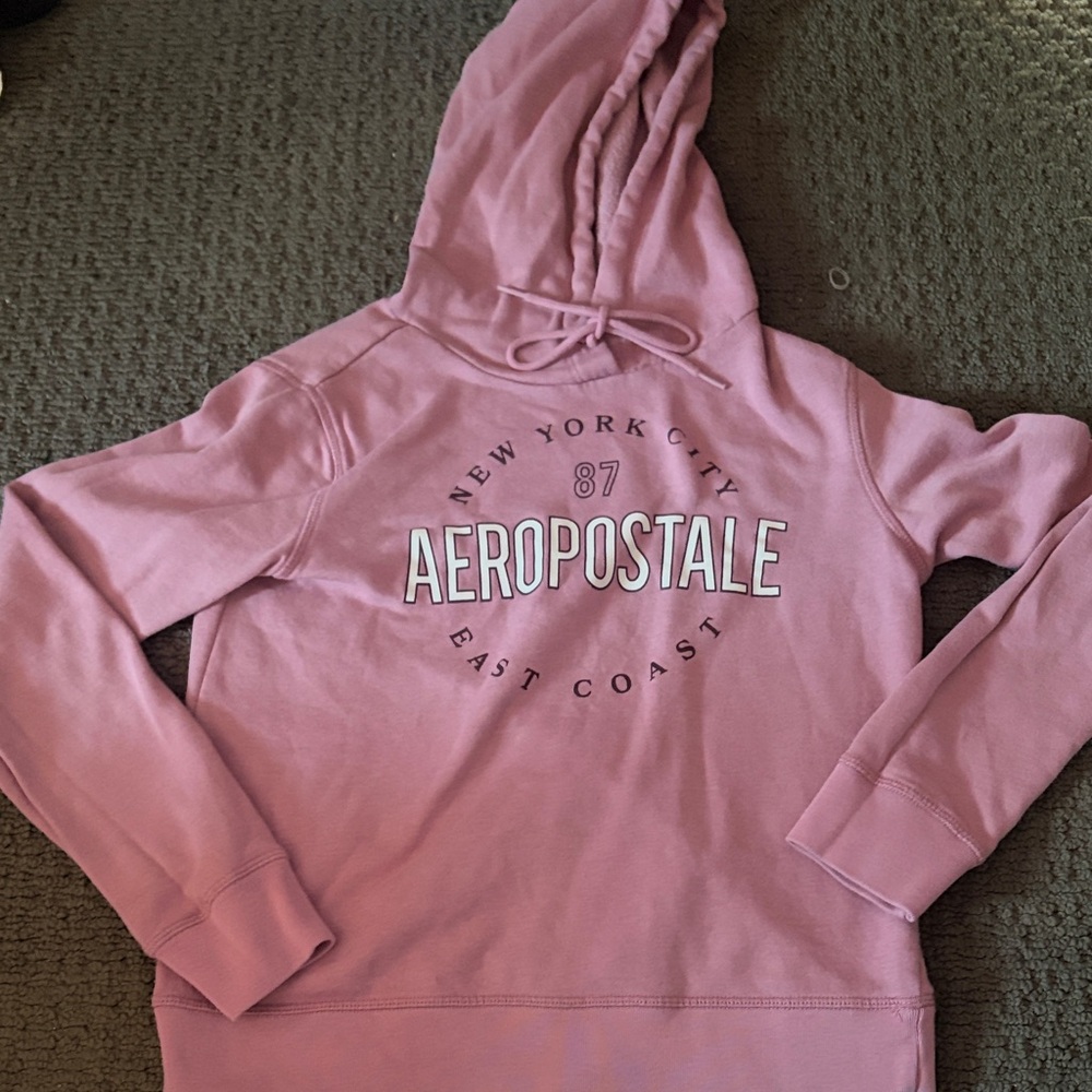 Aeropostale Pink Graphic Hoodie